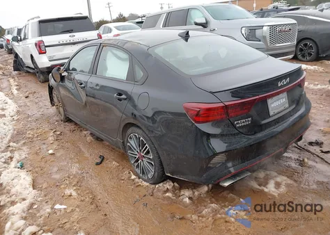 2022 Kia Forte Gt Manual from USA, damaged, VIN 3KPF44AC5NE453804